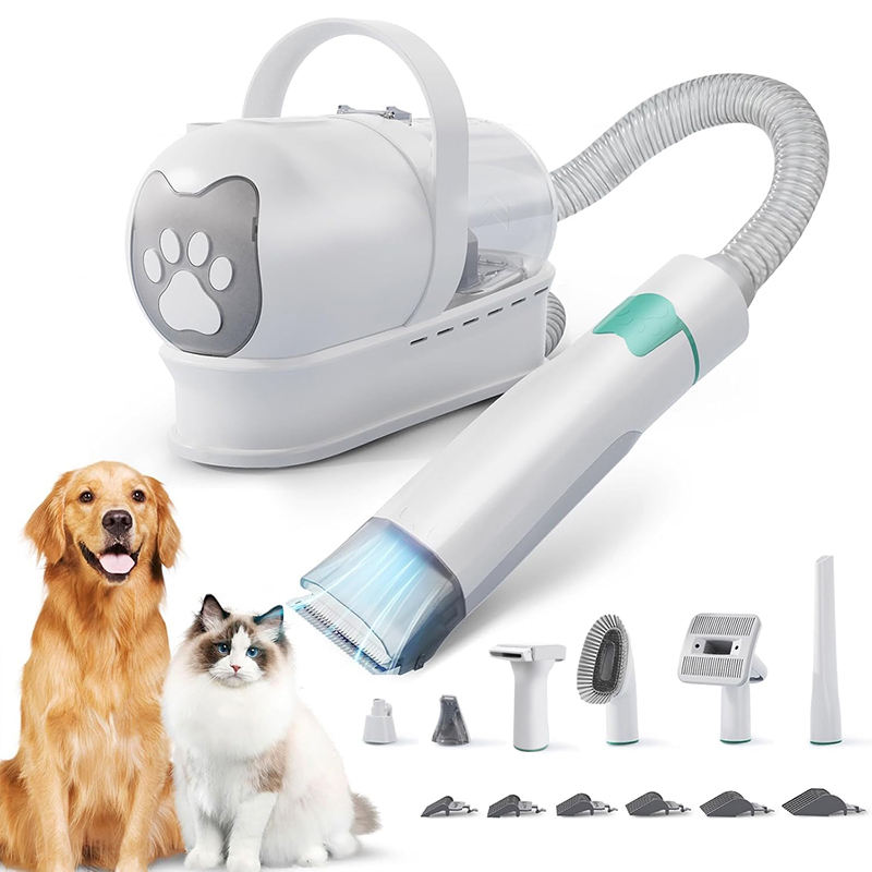 Pet grooming vacuum