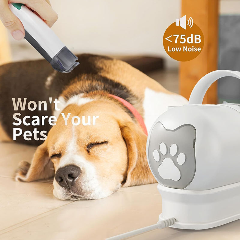 Pet grooming vacuum